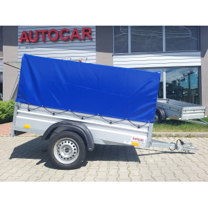 Remorcă cu o singură axă Autocar 7202 cu prelată