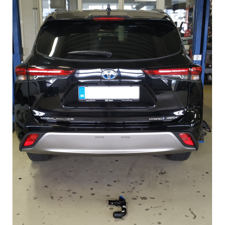 Ťažné zariadenie pre Toyota HIGHLANDER - odnímateľný vertikálny bajonetový systém