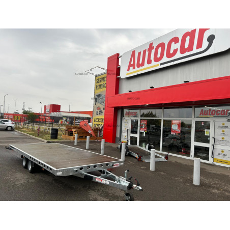 Transportator universal cu două axe 5m 2,7t fără pereți laterali