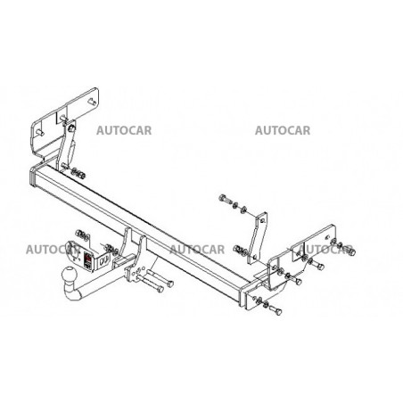 Ťažné zariadenie pre PININ - 5dv.(H60) - automatický systém - od 2000 do 