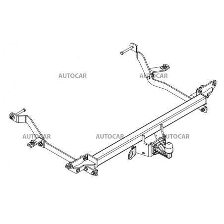 Ťažné zariadenie pre Peugeot BOXER - Dodávka L4, L5 - skrutkový systém